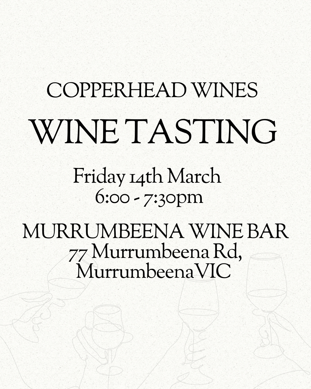 Pop Up Wine Tasting - Friday 14th March